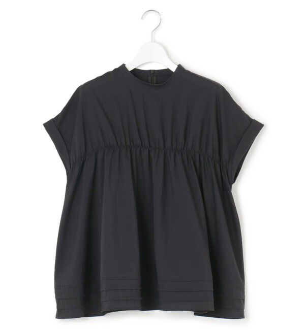 23区「【撥水加工/洗える】シアーナイロンツイル ギャザー ブラウス」|シャツ・ブラウス|