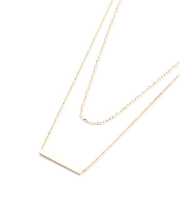 23区「バートップ 2WAY チェーン ネックレス」|ネックレス|