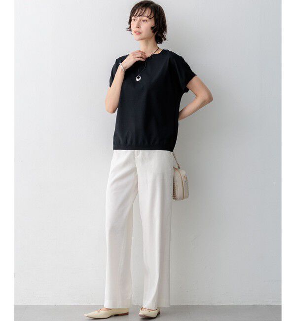 23区「【見上愛さん着用】レーヨンポリエステルストレッチ プルオーバー ニット」|ニット・セーター|