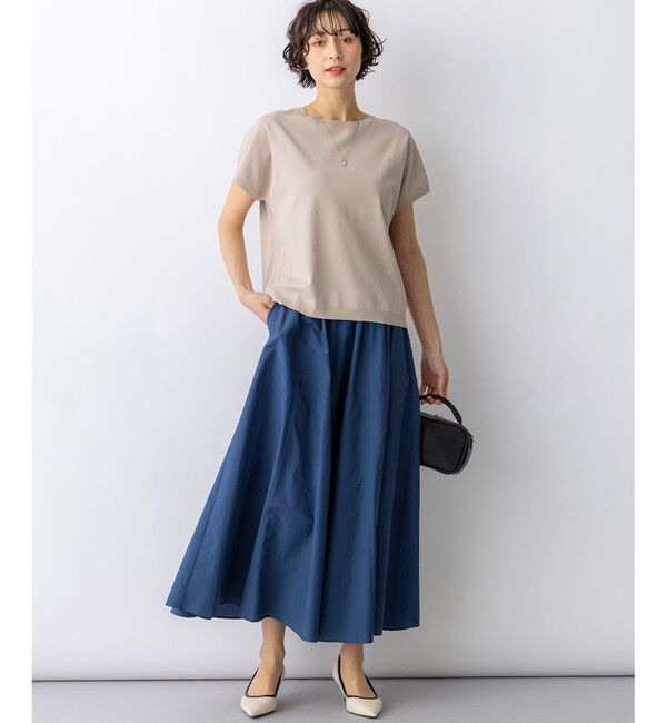 23区「【見上愛さん着用】レーヨンポリエステルストレッチ プルオーバー ニット」|ニット・セーター|