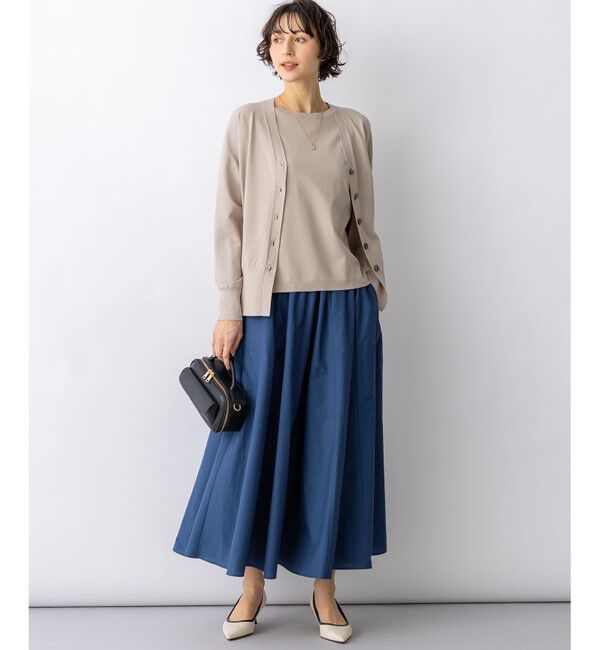 23区「【見上愛さん着用】レーヨンポリエステルストレッチ プルオーバー ニット」|ニット・セーター|