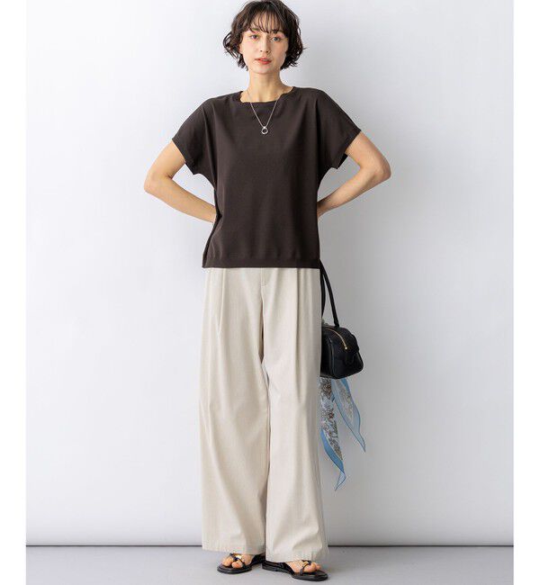 23区「【見上愛さん着用】レーヨンポリエステルストレッチ プルオーバー ニット」|ニット・セーター|