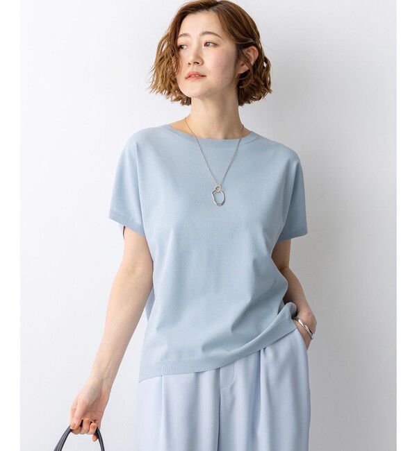 23区「【見上愛さん着用】レーヨンポリエステルストレッチ プルオーバー ニット」|ニット・セーター|ｽｶｲﾌﾞﾙ