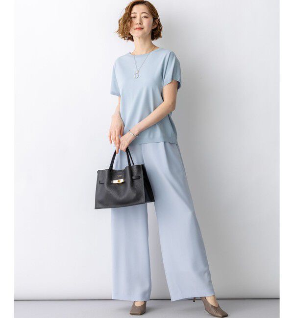 23区「【見上愛さん着用】レーヨンポリエステルストレッチ プルオーバー ニット」|ニット・セーター|