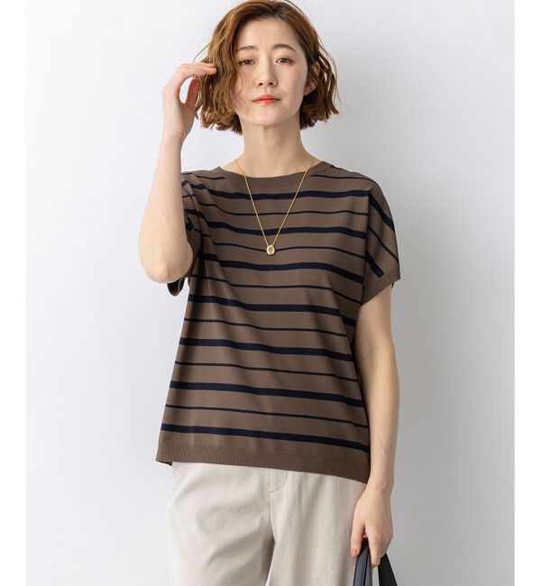 23区「【見上愛さん着用】レーヨンポリエステルストレッチ プルオーバー ニット」|ニット・セーター|ﾀﾞｰｸﾓｶ&times;