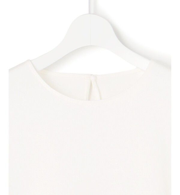 23区「スカーフコンビジャージー ウエストデザイン カットソー」|Tシャツ・カットソー|