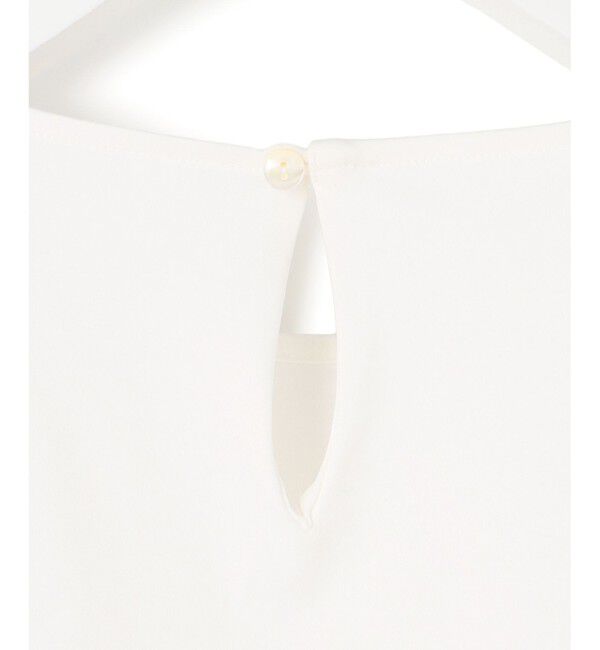 23区「スカーフコンビジャージー ウエストデザイン カットソー」|Tシャツ・カットソー|