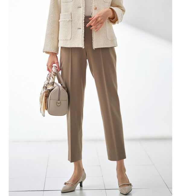 any SiS「【保温効果/ストレッチ】シリーズ累計13万枚突破！ビューティサーモ テーパードパンツ」|その他|キャメル