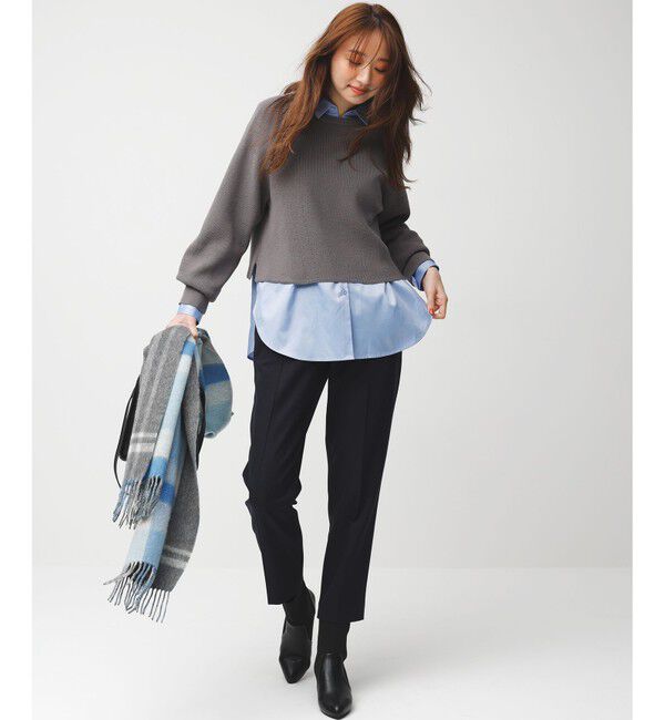 any SiS「【保温効果/ストレッチ】シリーズ累計13万枚突破！ビューティサーモ テーパードパンツ」|その他|ネイビー