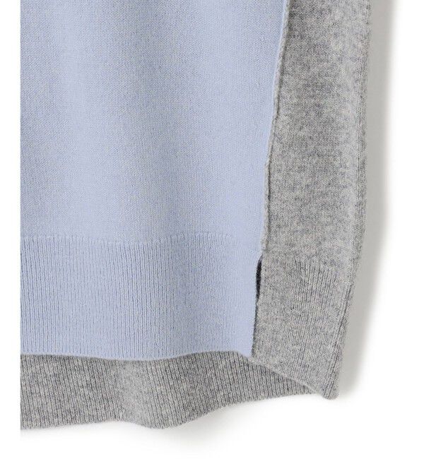 BEIGE,「【WEB限定・洗える】ROGAN / バイカラーウールハイネックニット」|ニット・セーター|