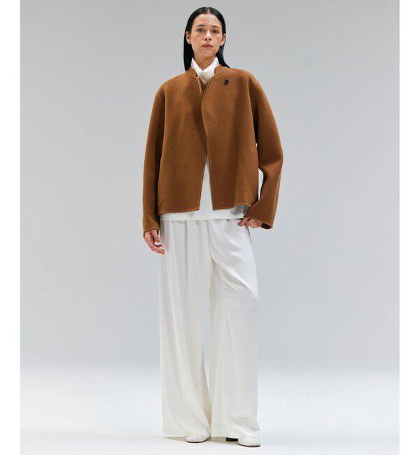 BEIGE,「【洗える】LLOYD / ハンマーサテンイージーワイドパンツ」|その他|