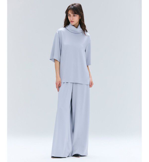 BEIGE,「【洗える】LLOYD / ハンマーサテンイージーワイドパンツ」|その他|