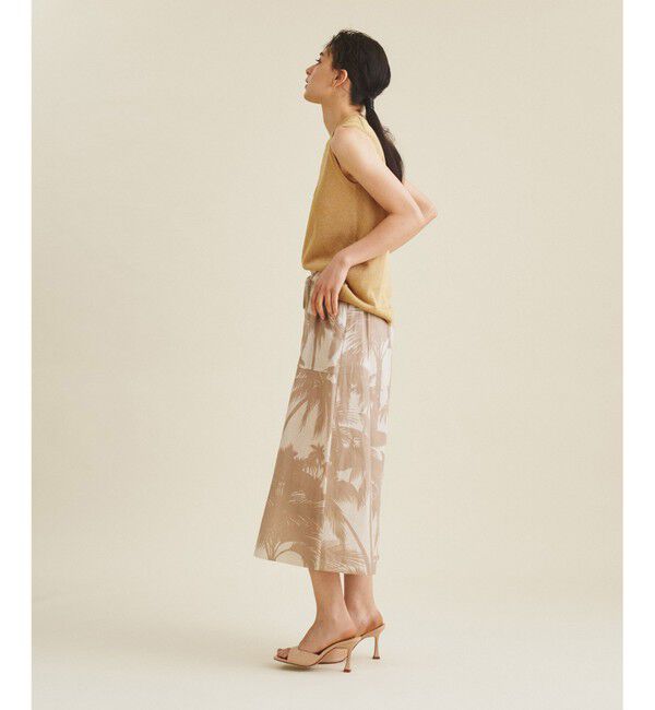  「リネンコットンプリントパンツ」|その他|