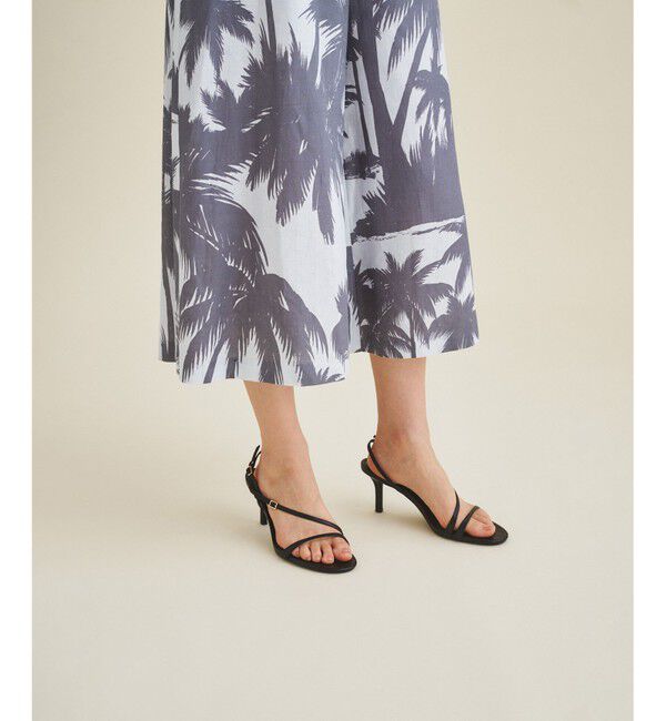  「リネンコットンプリントパンツ」|その他|