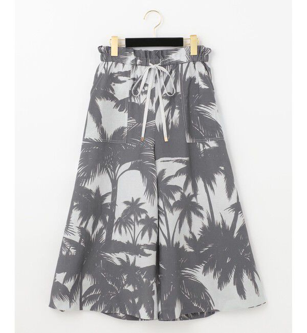  「リネンコットンプリントパンツ」|その他|