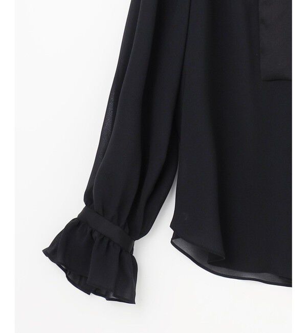 Grace Class「シアーラッフルカラーブラウス」|シャツ・ブラウス|