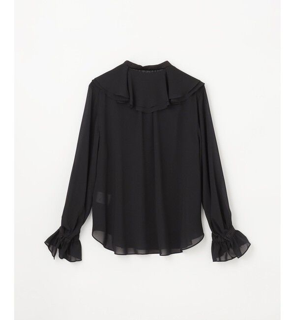 Grace Class「シアーラッフルカラーブラウス」|シャツ・ブラウス|