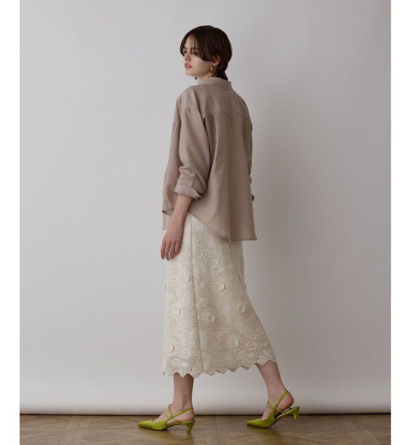 GRACE CONTINENTAL「シアー2wayウエスタンシャツ」|シャツ・ブラウス|