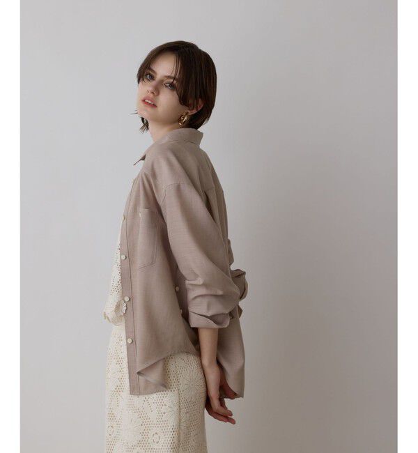 GRACE CONTINENTAL「シアー2wayウエスタンシャツ」|シャツ・ブラウス|