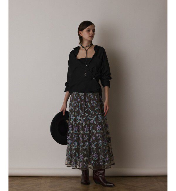 GRACE CONTINENTAL「シアー2wayウエスタンシャツ」|シャツ・ブラウス|