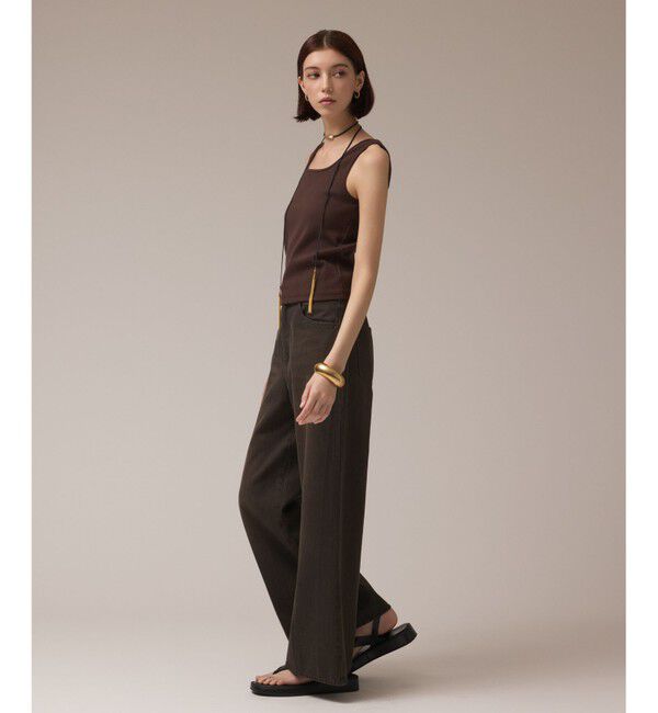 GRACE CONTINENTAL「レザーレイヤードチョーカー」|ネックレス|