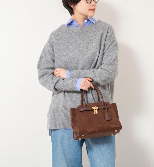 NOLLEY'S「ウールナイロンロング丈プルオーバー」|ニット・セーター|