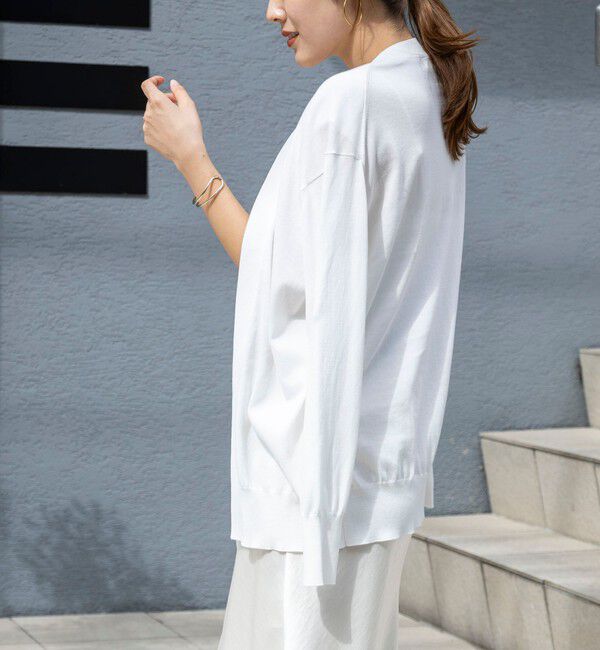 NOLLEY'S「《手洗い可能》ベストドッキングVネックカーディガン」|カーディガン|