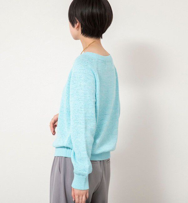 Rie Miller「《手洗い可能》ボートネックプルオーバーテープヤーン」|ニット・セーター|