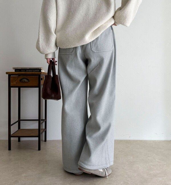 fredy emue「【GEVACO/ゲバコ】ウールライクイージーパンツ」|チノ|