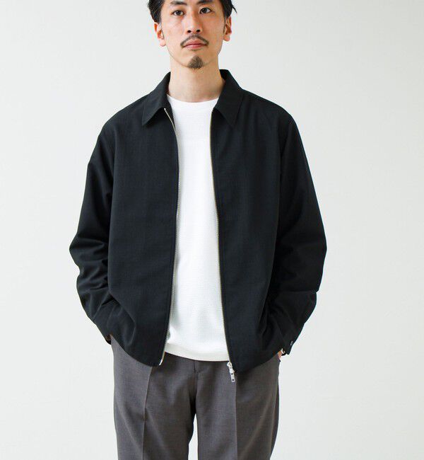 GLOSTER「【きれい見え快適素材】ドライポリ Classy Zipシャツ」|シャツ・ブラウス|