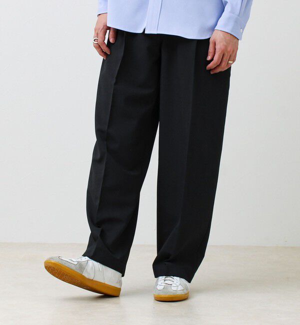 GLOSTER「【セットアップ着用可能】ドライポリワイドパンツ」|チノ|