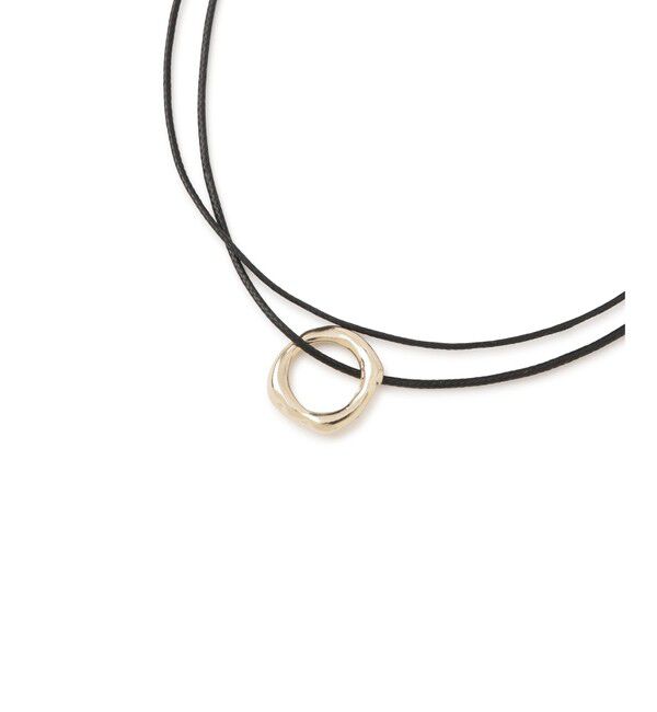 VIS「ニュアンスリングマルチコードネックレス」|ネックレス|