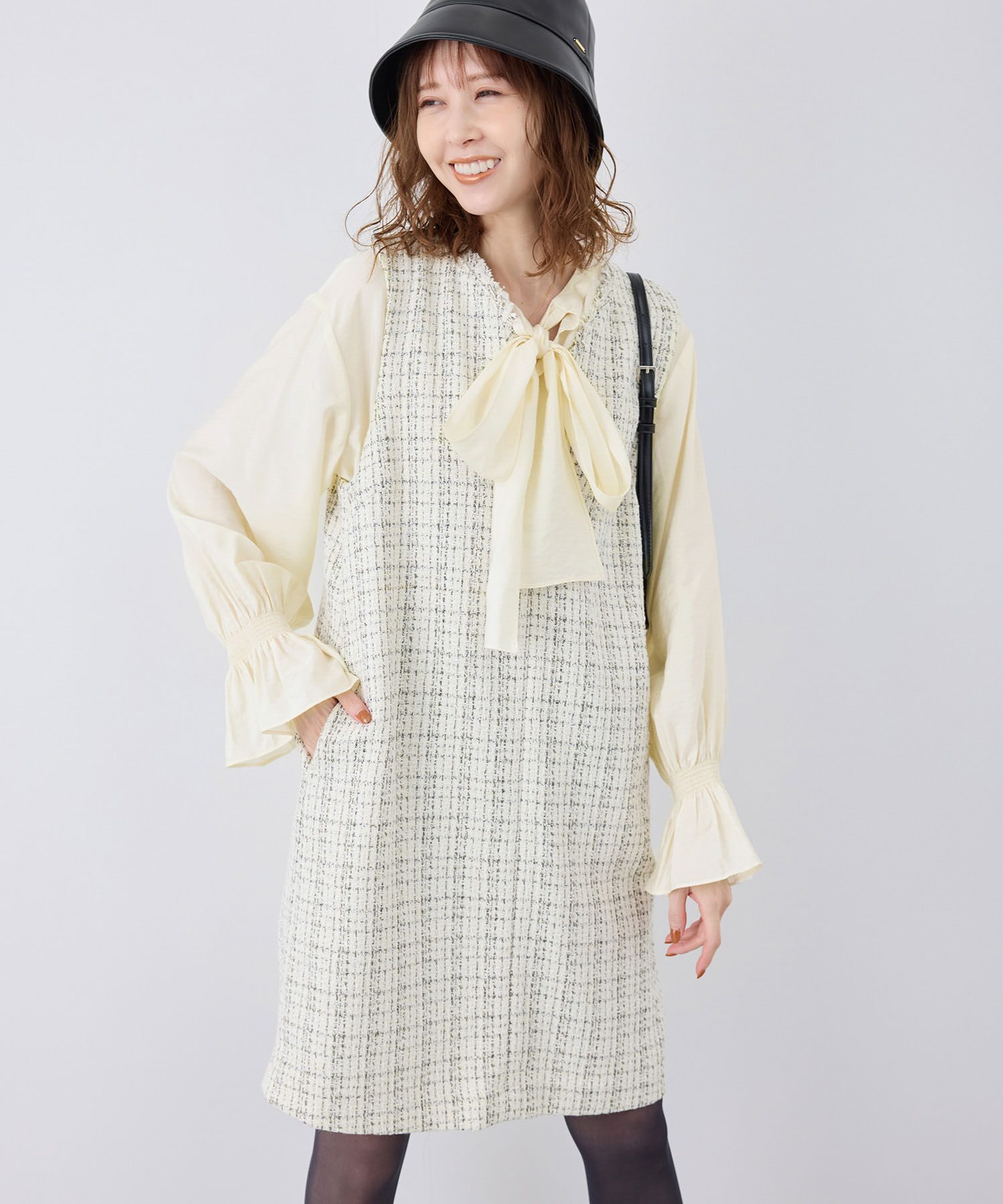 Rope&rsquo;Picnic「前後2WAY/BIGリボンブラウス」|シャツ・ブラウス|