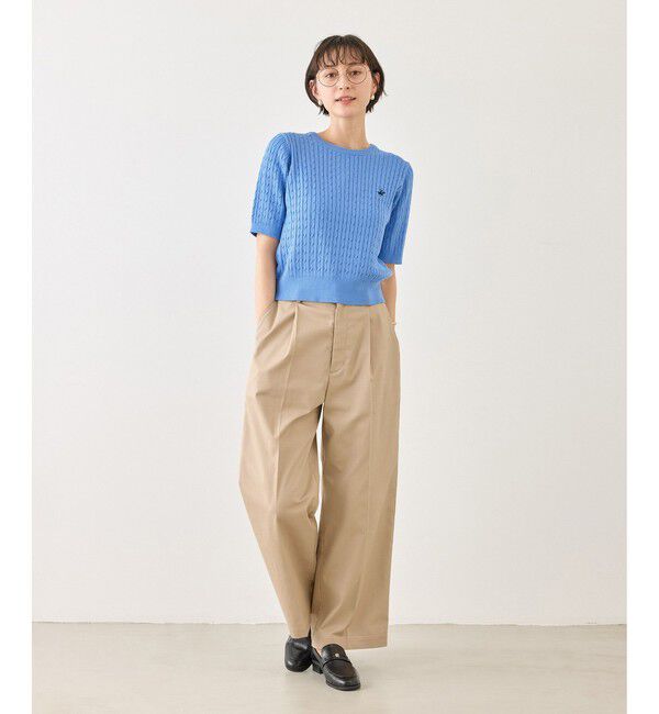 Rope&rsquo;Picnic「【BEVERLY HILLS POLO CLUB 一部別注】ケーブルニットプルオーバー/リンクコーデ」|ニット・セーター|