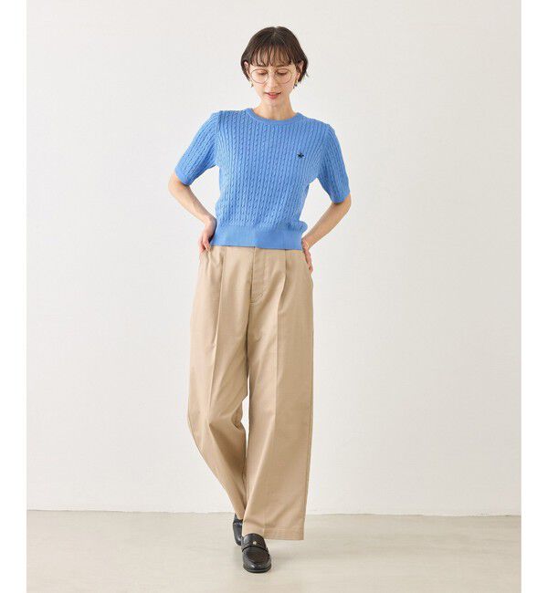 Rope&rsquo;Picnic「【BEVERLY HILLS POLO CLUB 一部別注】ケーブルニットプルオーバー/リンクコーデ」|ニット・セーター|