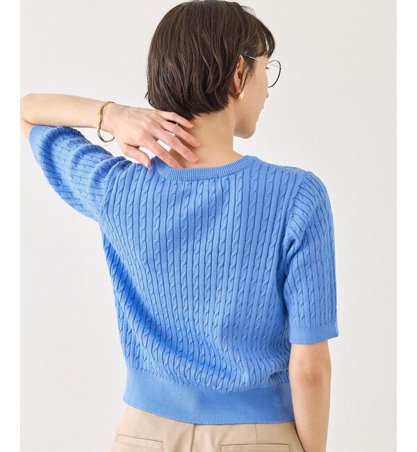 Rope&rsquo;Picnic「【BEVERLY HILLS POLO CLUB 一部別注】ケーブルニットプルオーバー/リンクコーデ」|ニット・セーター|