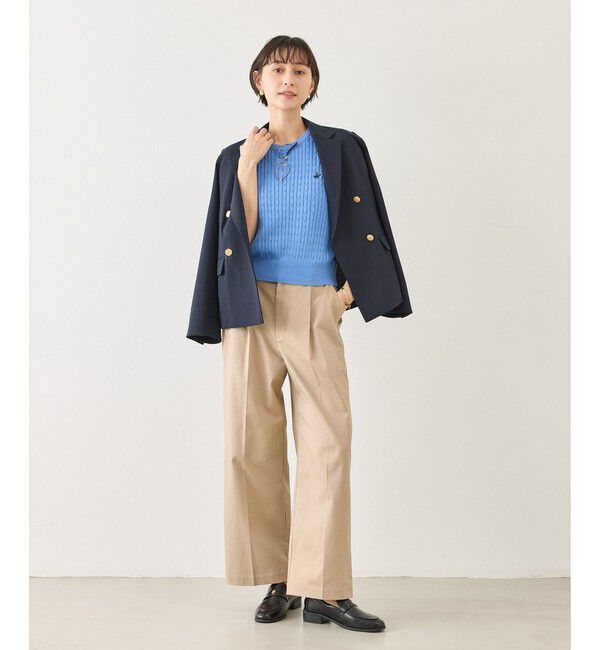 Rope&rsquo;Picnic「【BEVERLY HILLS POLO CLUB 一部別注】ケーブルニットプルオーバー/リンクコーデ」|ニット・セーター|