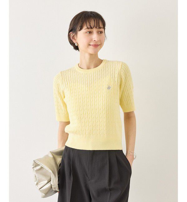 Rope&rsquo;Picnic「【BEVERLY HILLS POLO CLUB 一部別注】ケーブルニットプルオーバー/リンクコーデ」|ニット・セーター|