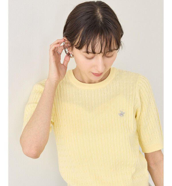 Rope&rsquo;Picnic「【BEVERLY HILLS POLO CLUB 一部別注】ケーブルニットプルオーバー/リンクコーデ」|ニット・セーター|