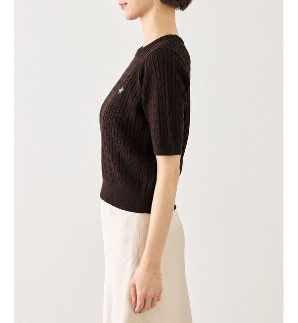 Rope&rsquo;Picnic「【BEVERLY HILLS POLO CLUB 一部別注】ケーブルニットプルオーバー/リンクコーデ」|ニット・セーター|