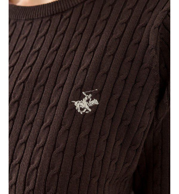 Rope&rsquo;Picnic「【BEVERLY HILLS POLO CLUB 一部別注】ケーブルニットプルオーバー/リンクコーデ」|ニット・セーター|