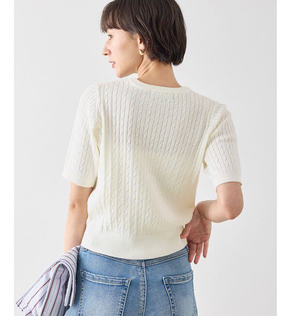 Rope&rsquo;Picnic「【BEVERLY HILLS POLO CLUB 一部別注】ケーブルニットプルオーバー/リンクコーデ」|ニット・セーター|