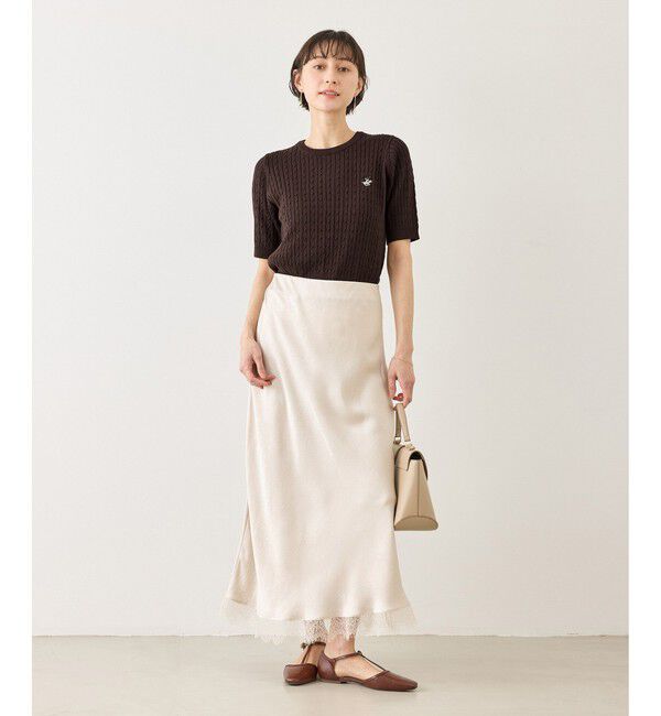 Rope&rsquo;Picnic「【BEVERLY HILLS POLO CLUB 一部別注】ケーブルニットプルオーバー/リンクコーデ」|ニット・セーター|