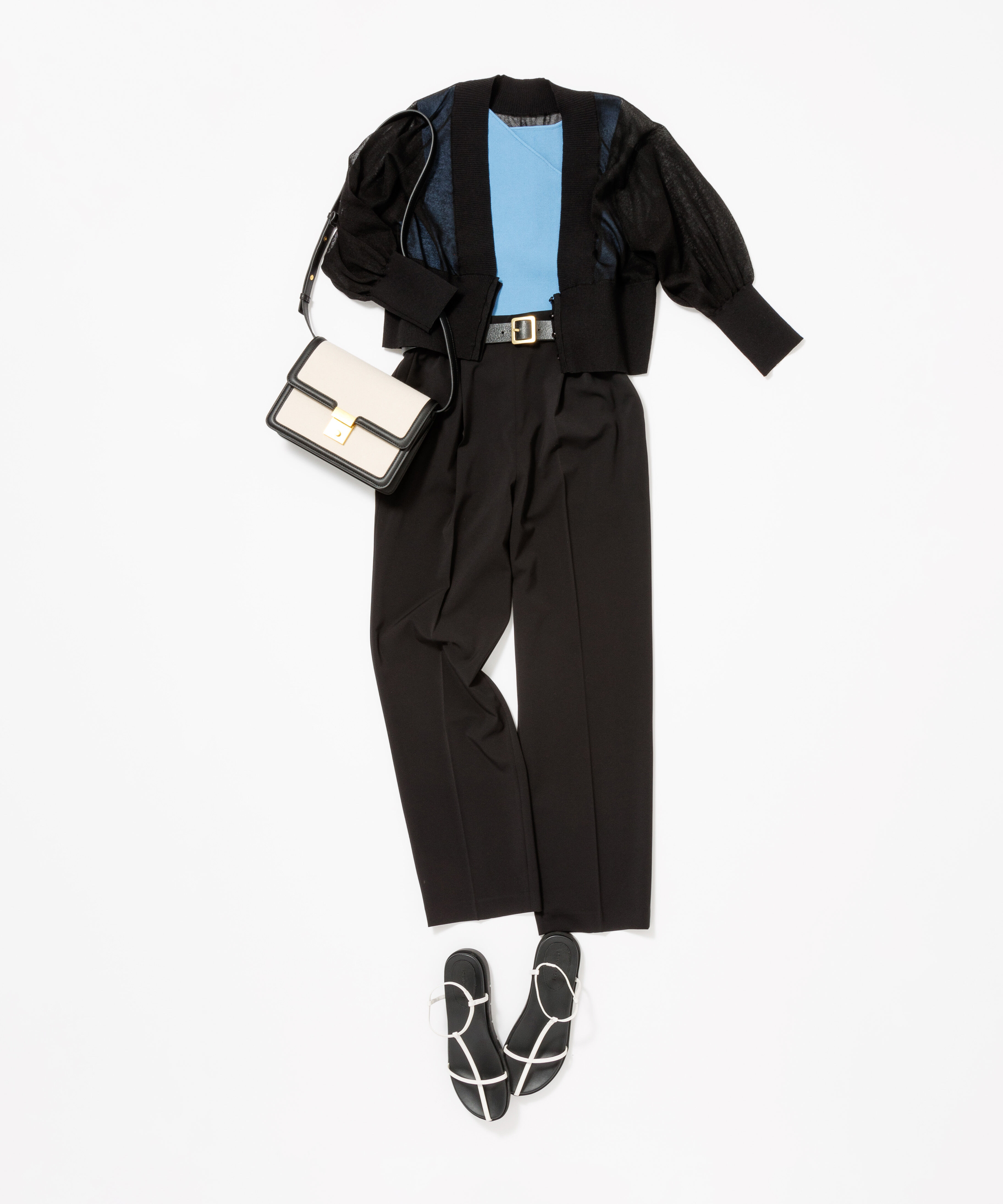 ADAM ET ROPE'「ナロークロスストラップスポサン」|サンダル|