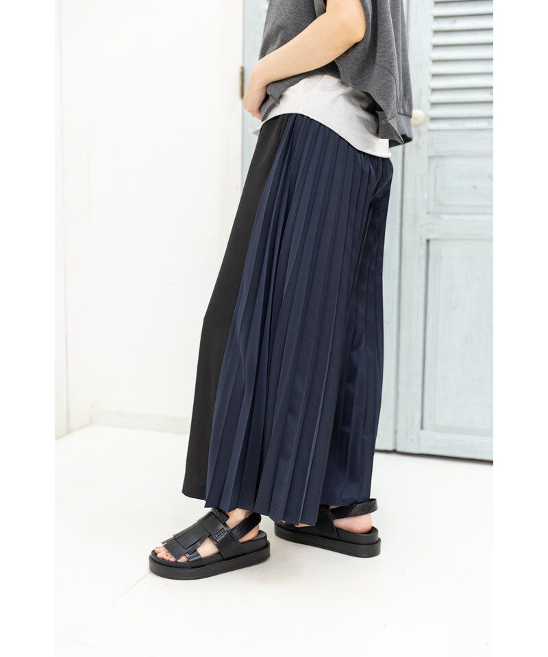  「プリーツ切替パンツ」|その他|