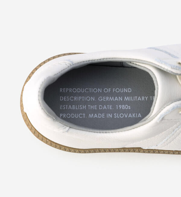  「REPRODUCTION OF FOUND | 〈別注〉GERMAN MILITARY TRAINER WOMEN」|スニーカー|