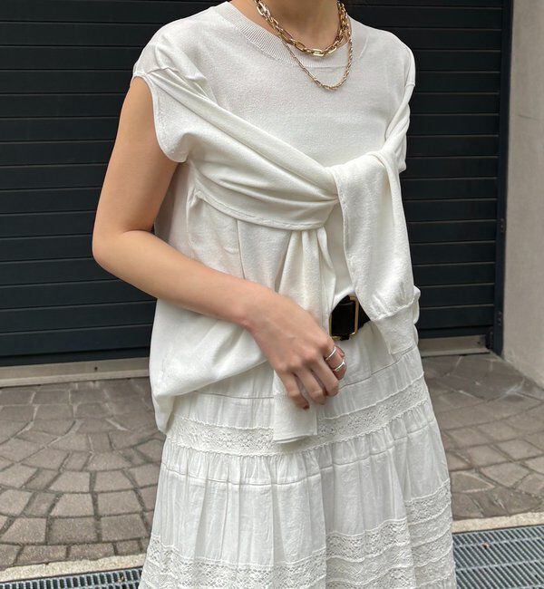  「スリット2WAYニット」|ニット・セーター|