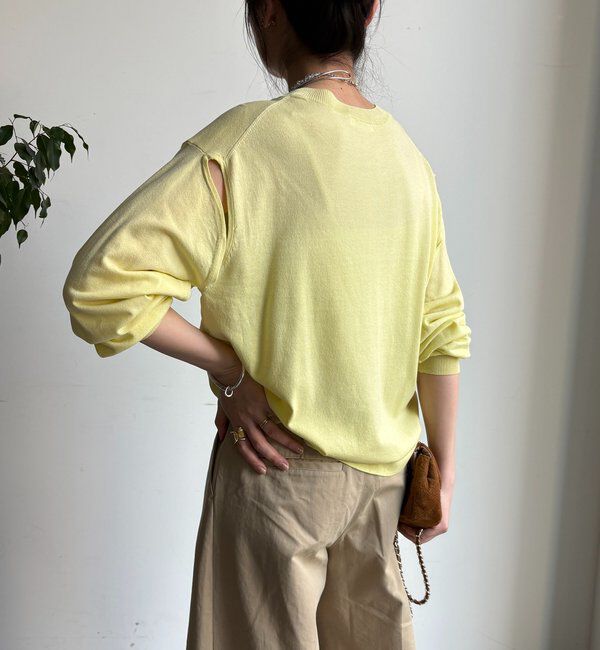  「スリット2WAYニット」|ニット・セーター|