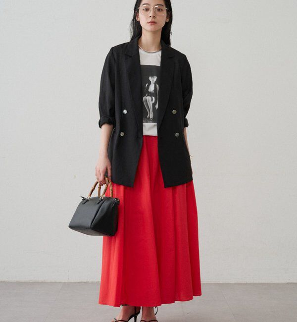  「パネルギャザースカート」|スカート|