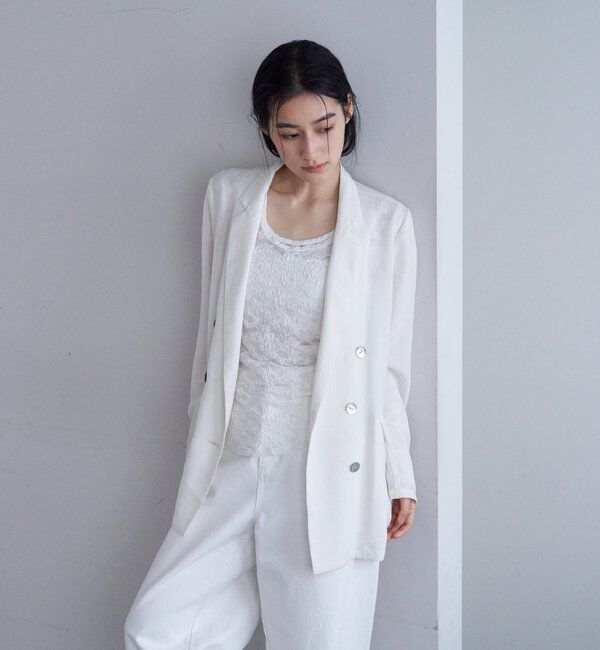  「レースレイヤードカットソー」|Tシャツ・カットソー|